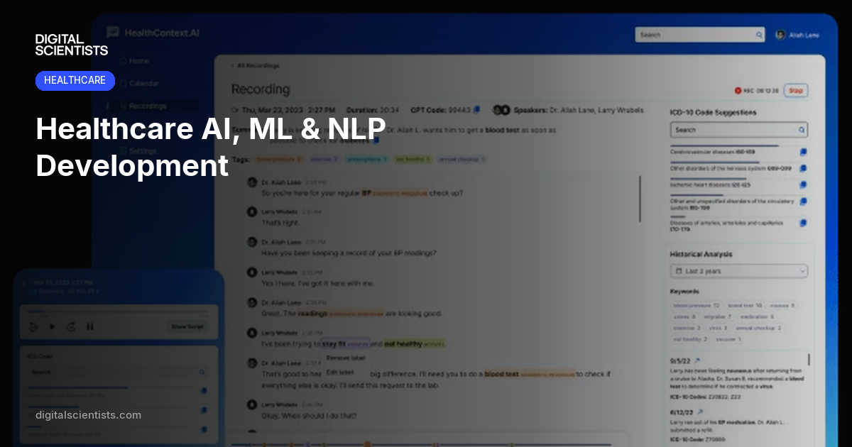 OG image — Healthcare AI Development page